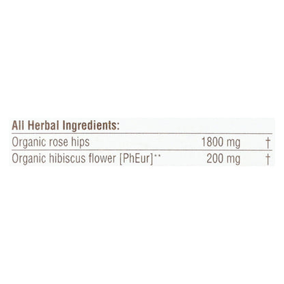 Traditional Medicinals - Organic Herbal Tea: Rose Hips with Hibiscus (16 Count, Pack of 6)