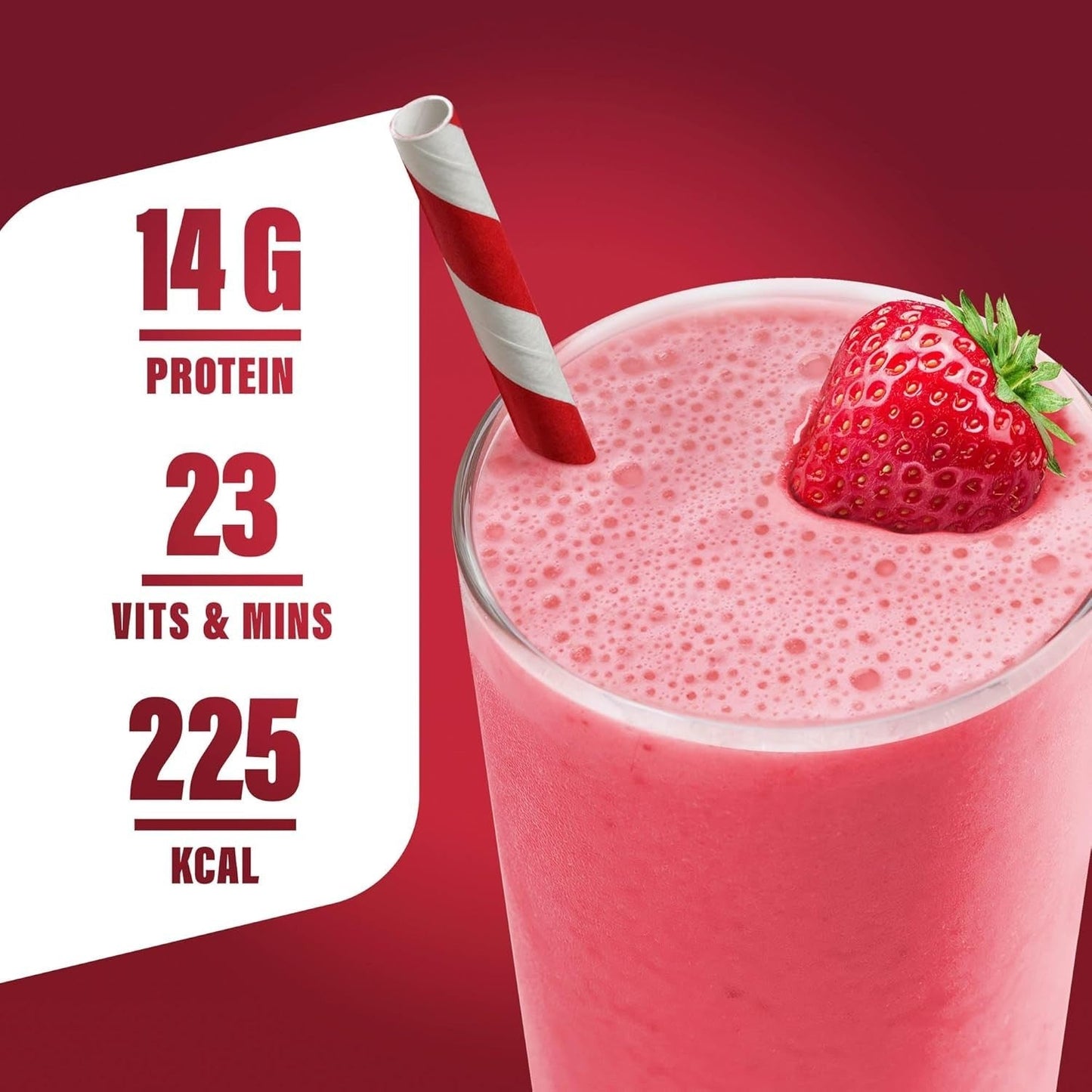 SlimFast Strawberry Meal Replacement Shake 1.825kg 50 Servings Weight Loss