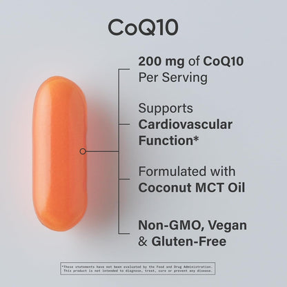 Sports Research® CoQ10 200mg, 90 Count Plantgels™