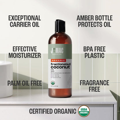 Organic Castor Oil, Cold Pressed (16 oz) BPA Free, Castor hexane free, for face, skin, eyelashes, Certified USDA Organic