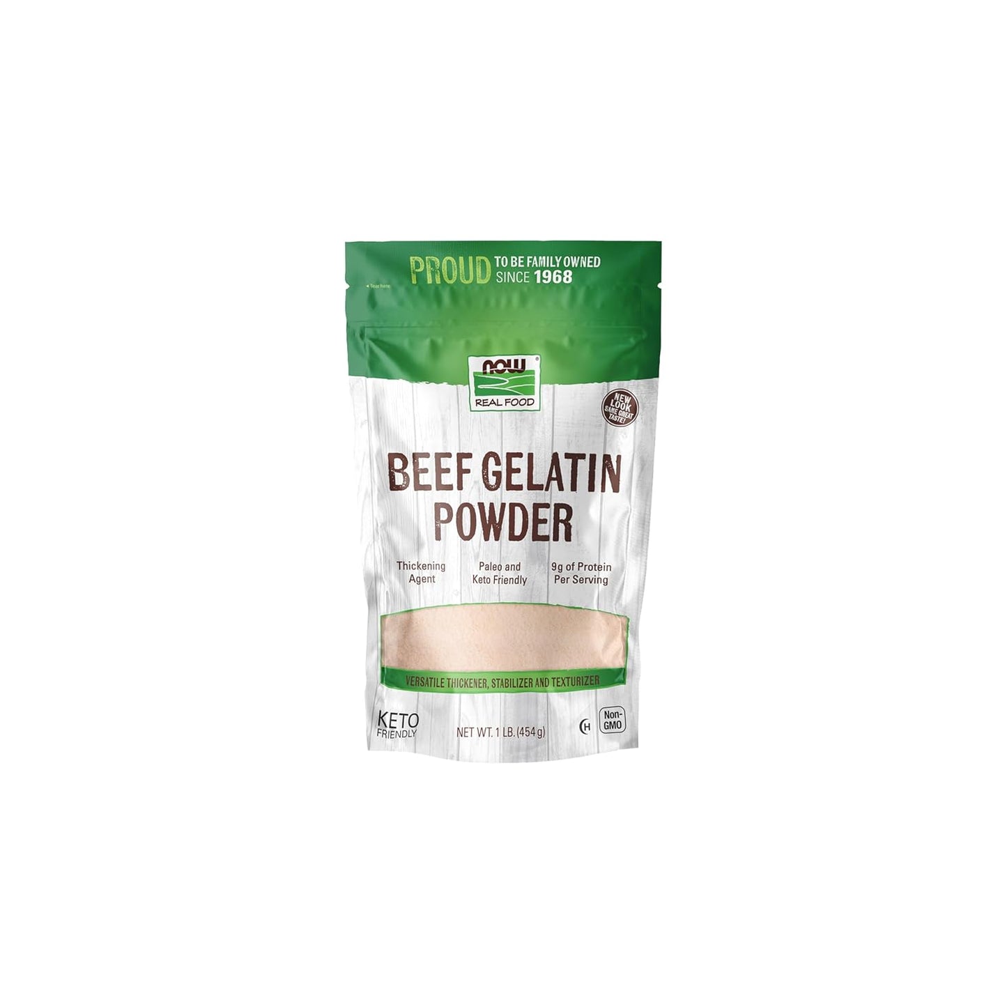 NOW Foods Beef Gelatin Powder,16-Ounce(Pack of 2)