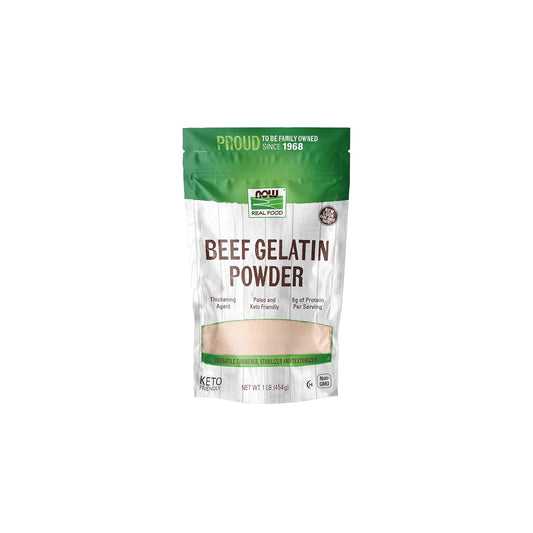 NOW Foods Beef Gelatin Powder,16-Ounce(Pack of 2)