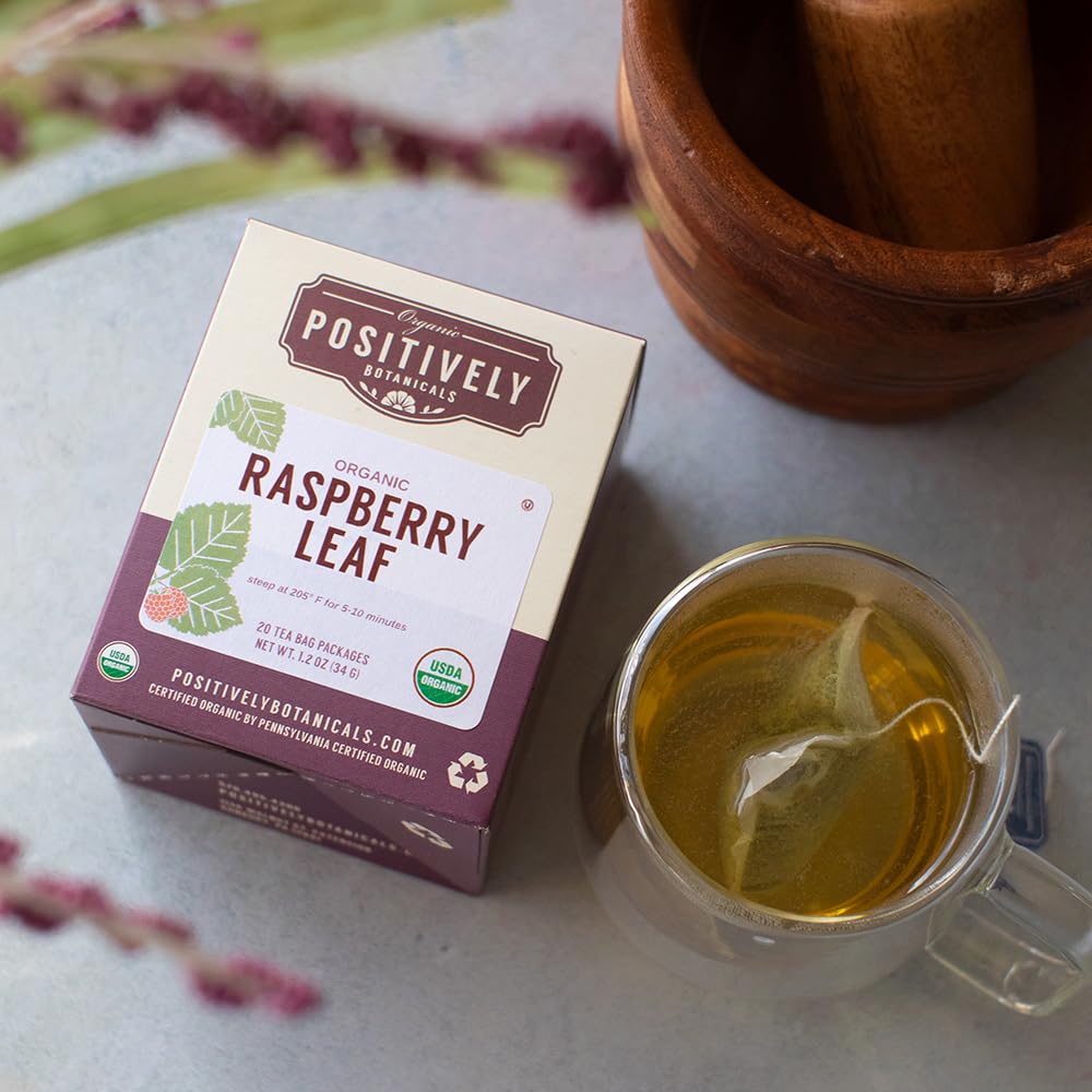 Organic Positively Botanicals Company, Anise Seed Herbal Tea Bags, 20 Count