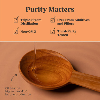 Bulletproof Coconut Brain Octane C8 MCT Oil, 16 Ounces, Premium Keto Supplement for Sustained Energy, Brain and Body Fuel, Unflavored, Add to Coffee and Smoothies, Packaging May Vary