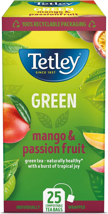 Tetley Super Green Matcha 20 Tea Bags Per Box (4 Boxes)