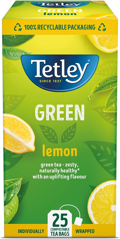 Tetley Super Green Matcha 20 Tea Bags Per Box (4 Boxes)