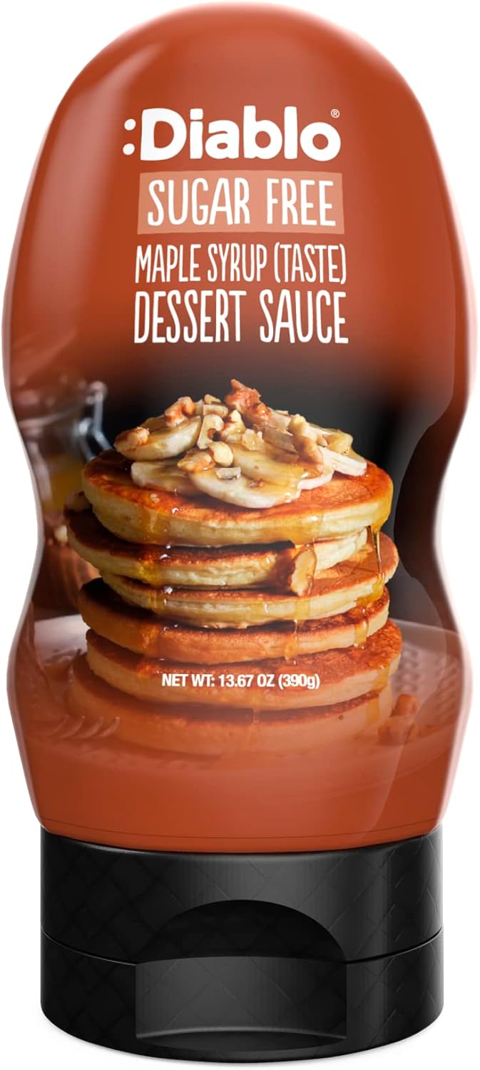 Diablo Dessert Sauce | No Added Sugar | Gluten Free | Diabetic Friendly | Hamper Available - Perfect for Gifting | 355g