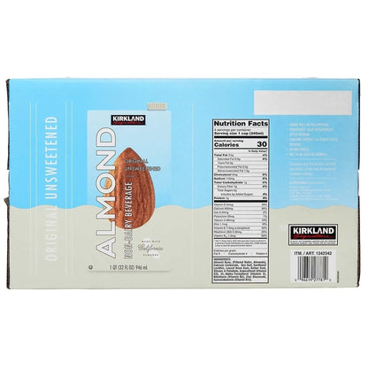 Kirkland Signature Almond Milk, 32 Fluid Ounce