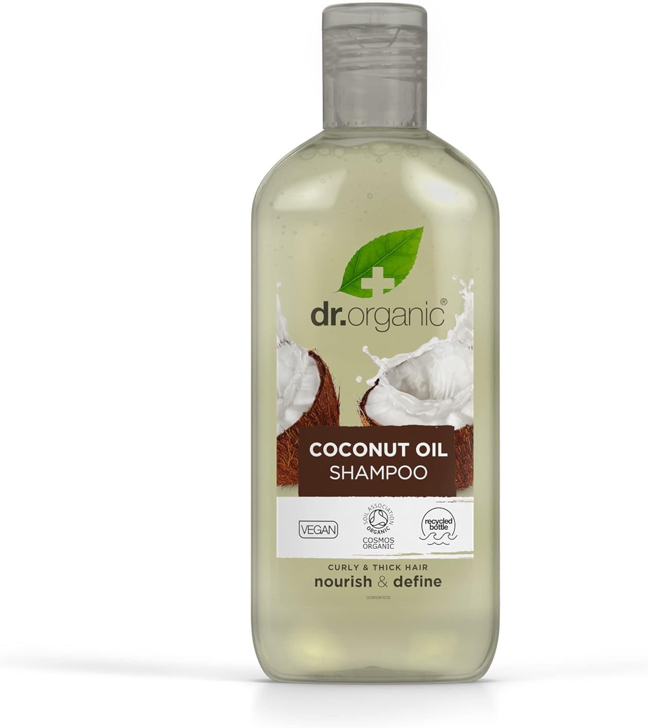 Dr Organic Aloe Vera Shampoo, Soothing, All Hair Types, Natural, Vegan, Cruelty-Free, Paraben & SLS-Free, Recyclable & Recycled Ocean Bound Plastic, Certified Organic, 265ml, Packaging may vary