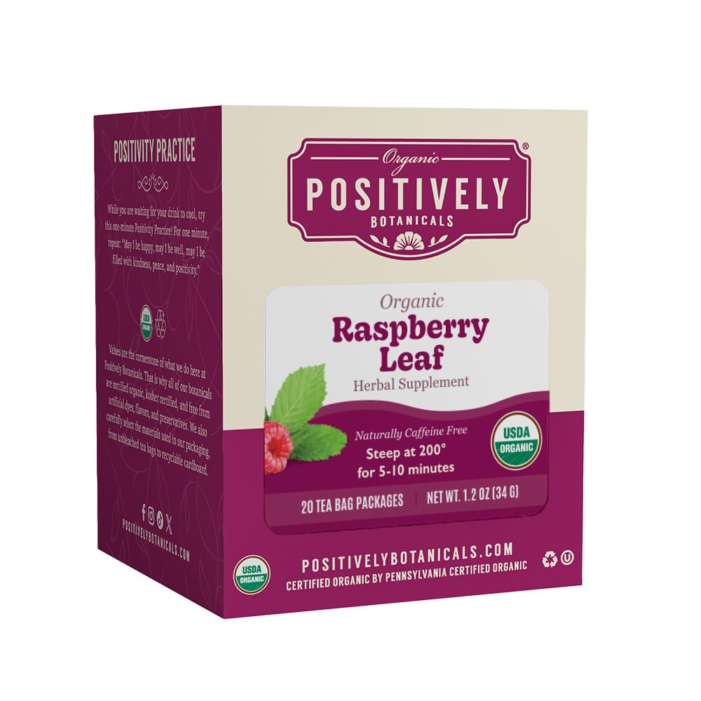 Organic Positively Botanicals Company, Anise Seed Herbal Tea Bags, 20 Count