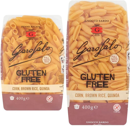 Garofalo Gluten Free Penne Italian Dried Pasta, 400g - Suitable for Coeliac and Vegan diets (Pack of 1)