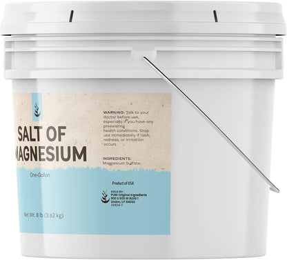 Pure Original Ingredients Epsom Salt Pure Magnesium Sulfate, Food Grade, Soaking Solution (1 Pound)