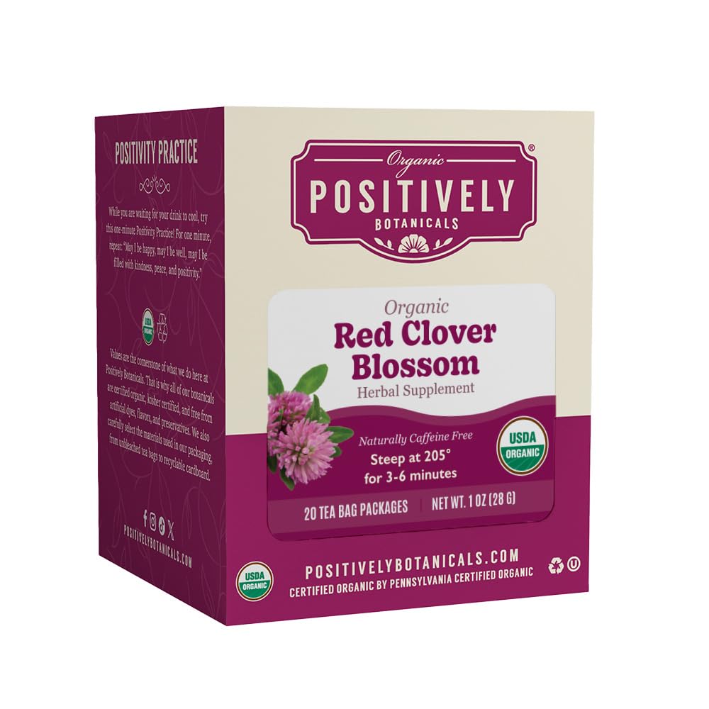 Organic Positively Botanicals Company, Anise Seed Herbal Tea Bags, 20 Count