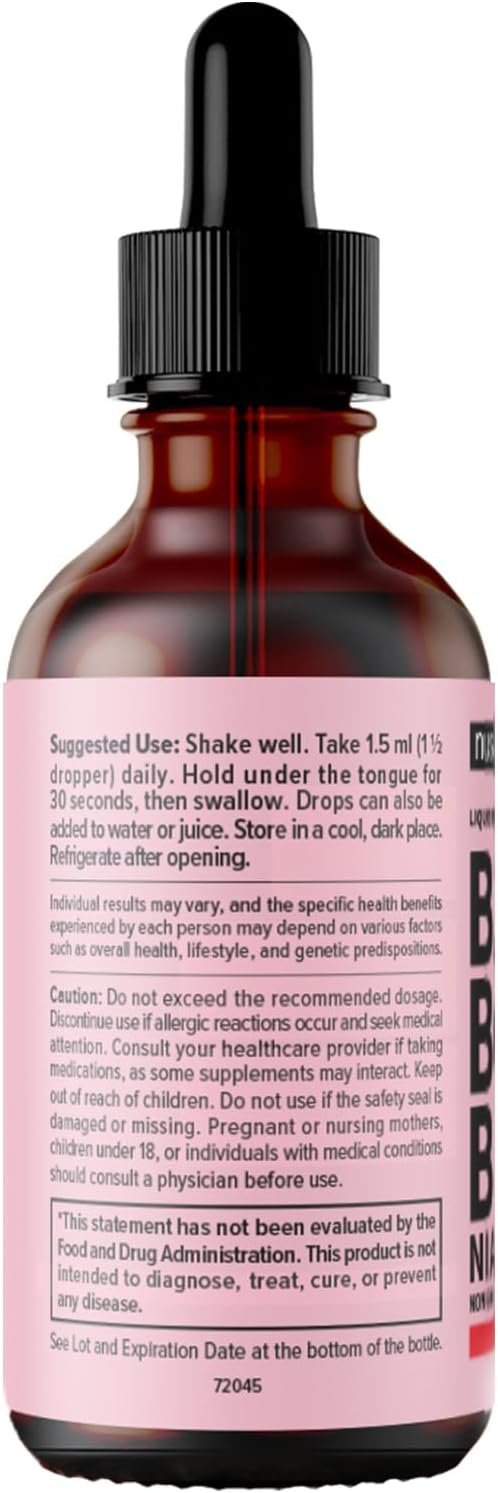 Vitamin B12 and B6 Liquid Drops, B12 Sublingual Vitamin B Complex - B 12 Vitamin 5000mcg - B12 Methylcobalamin for Energy, Brain, and Heart Support with 27,200 mcg, Raspberry, 40 Servings