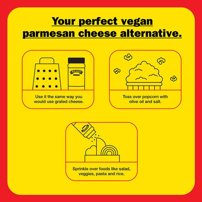 Bragg Premium Nutritional Yeast Seasoning - Vegan, Gluten Free – Good Source of Protein & Vitamins – Nutritious Savory Parmesan Cheese Substitute (Smoky BBQ, 3.0 Ounce (Pack of 1))
