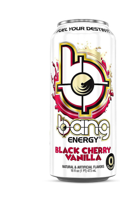 Bang Energy Nectarine Blueberry, Sugar-Free Energy Drink , 16-Ounce.