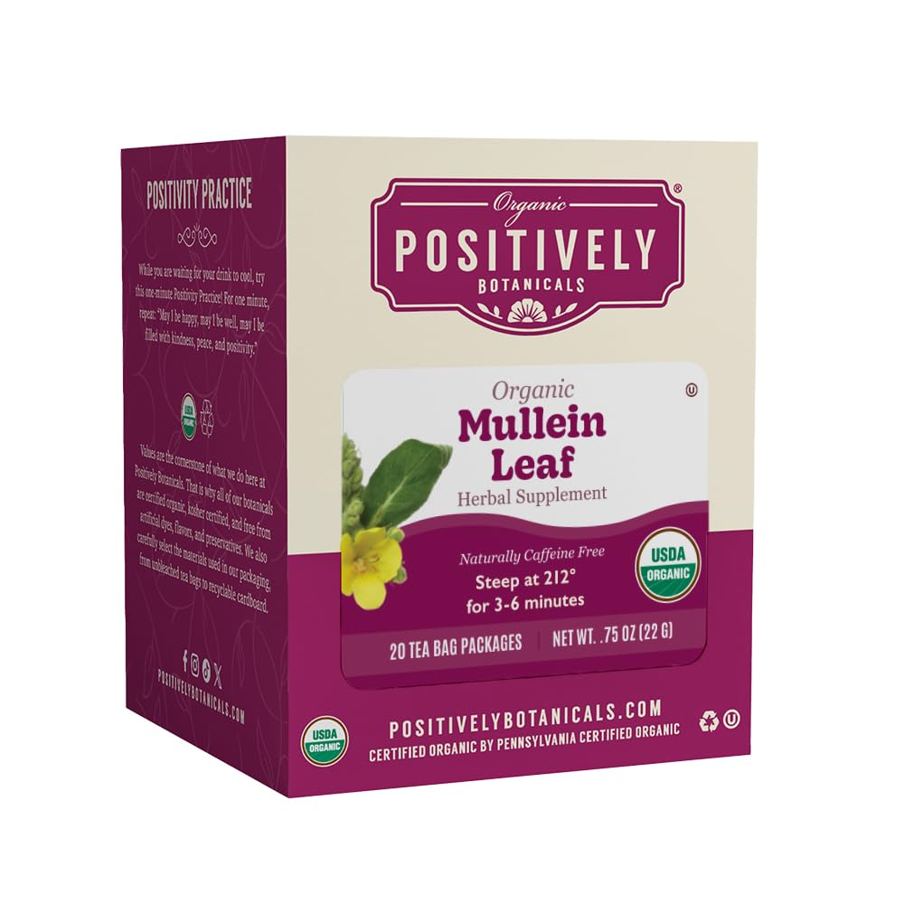 Organic Positively Botanicals Company, Anise Seed Herbal Tea Bags, 20 Count