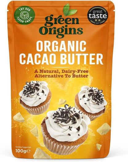 Green Origins Organic Cacao Butter 250g