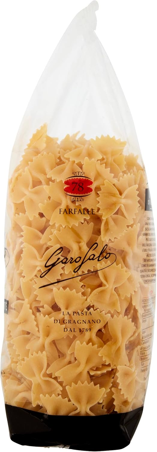 Garofalo Gluten Free Farfalle Italian Dried Pasta, 400g - Suitable for Coeliac and Vegan diets (Pack of 1)