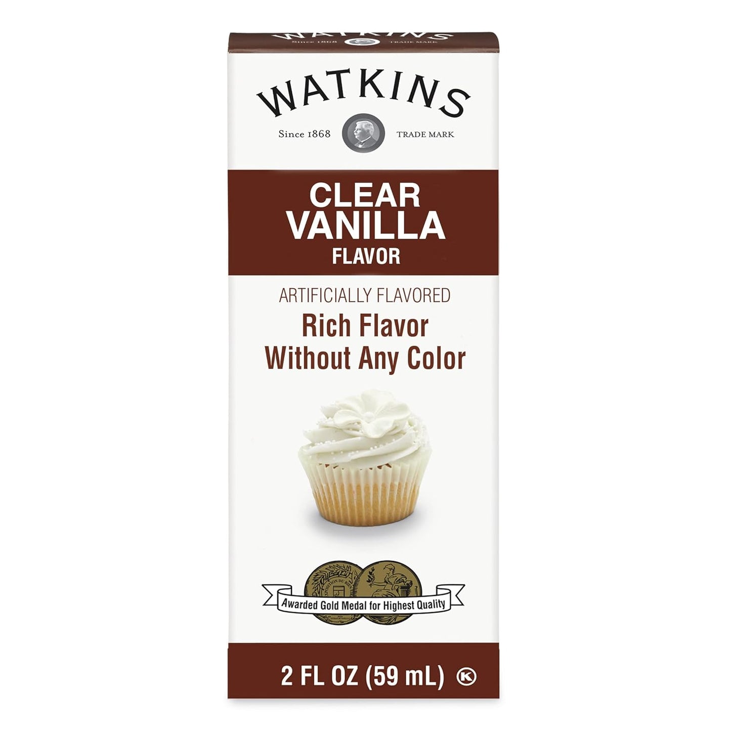 Watkins Organic Pure Vanilla Alcohol Free Flavoring, 2 Fl. Oz (Pack of 1)