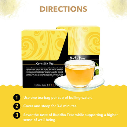 Buddha Teas - Chaga Tea - Organic Herbal Tea - For Cognitive Balance & Overall Health - With Chaga Mushroom, Antioxidants & B Vitamins - Caffeine Free - OU Kosher - 18 Tea Bags (Pack of 1)