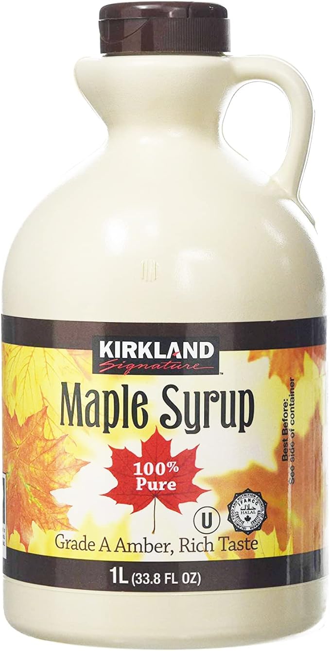 Kirkland Signature Canadian Maple Syrup - 1L - Grade A Amber