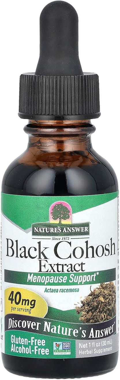 Nature's Answer Alcohol-Free Black Cohosh Root Extract - 30ml