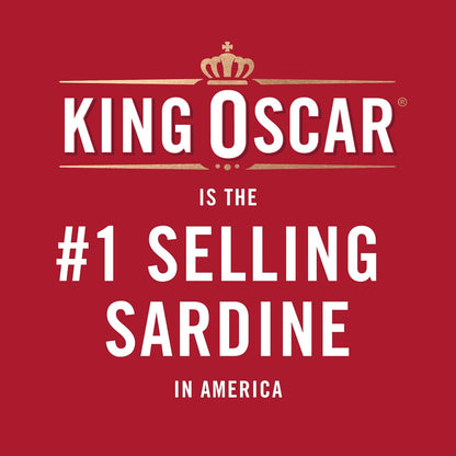 King Oscar Sardines in Water, 4.23 Ounce Cans (Pack of 1( Packaging May Vary), Skinless & Boneless, Wild Caught Canned Sardines, Low Sodium