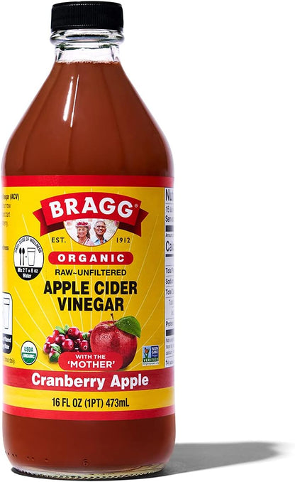 Bragg Organic Apple Cider Vinegar Cranberry Apple 473ml