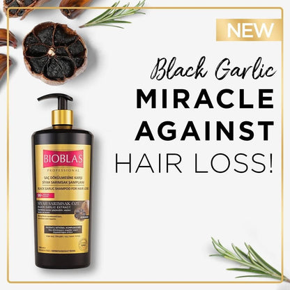 Bioblas Black Garlic Shampoo 1000ml pack of