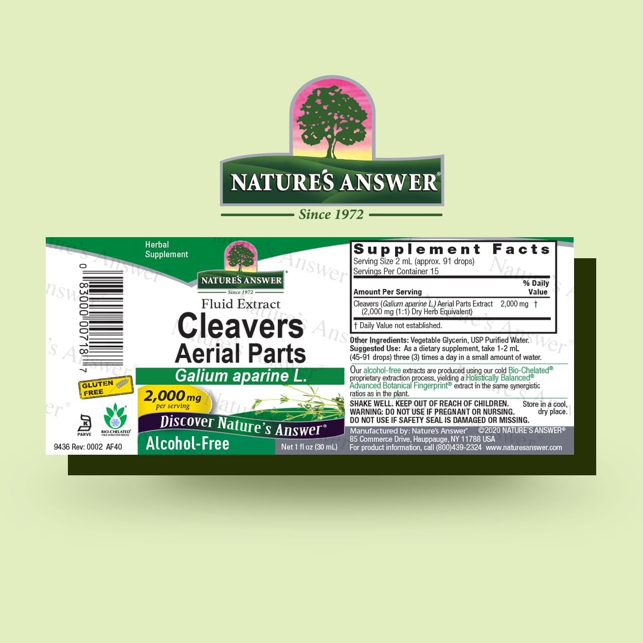 Nature's Answer Cleavers 2000mg