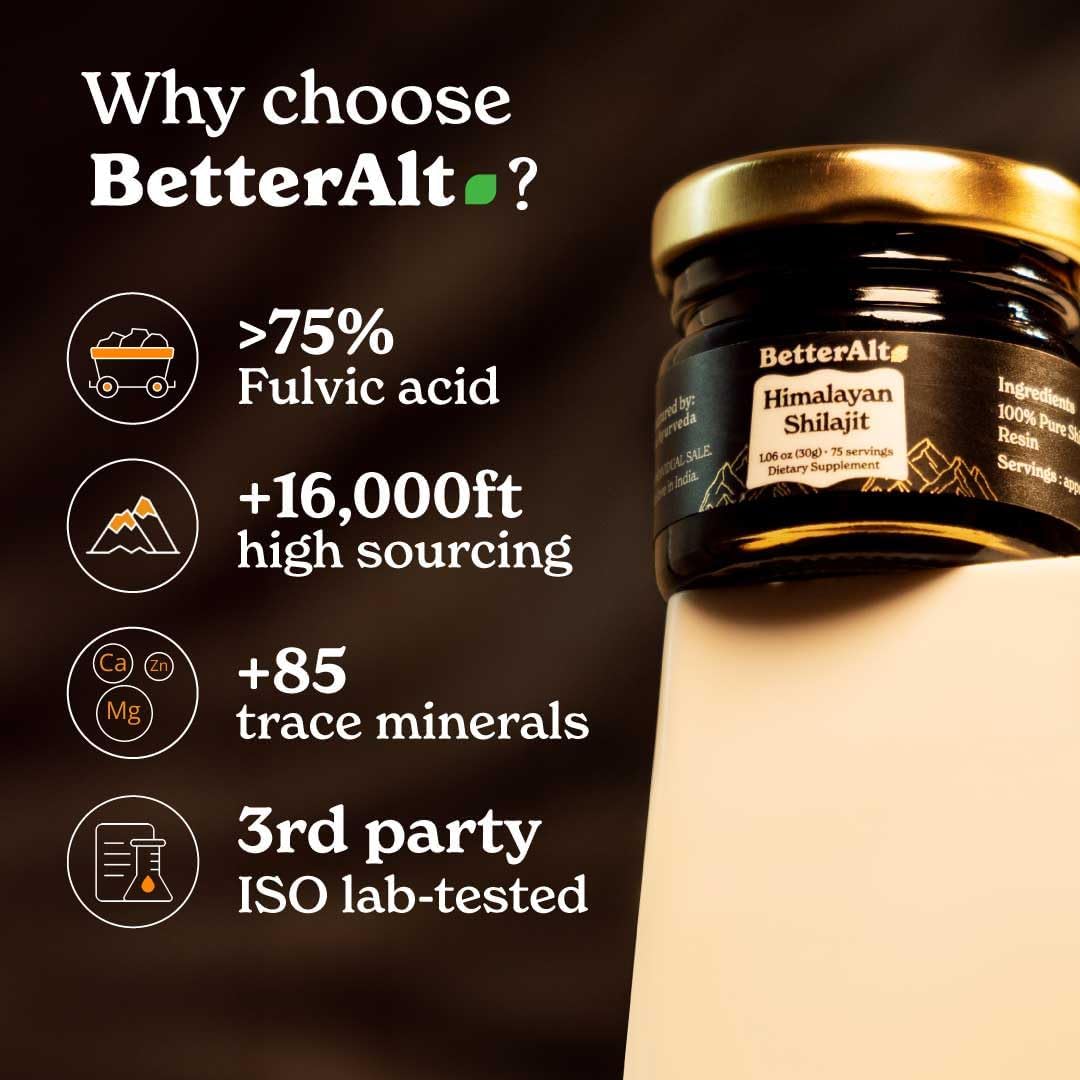 Better Alt Shilajit Resin