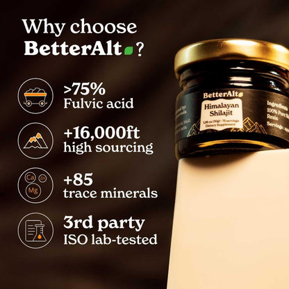 Better Alt Shilajit Resin