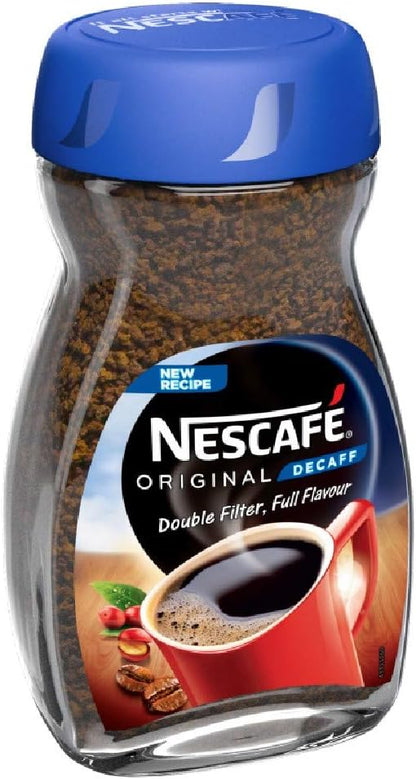 Nescafe Original Decaf Instant Coffee 200g, Rich Aroma, Full & Bold Flavour