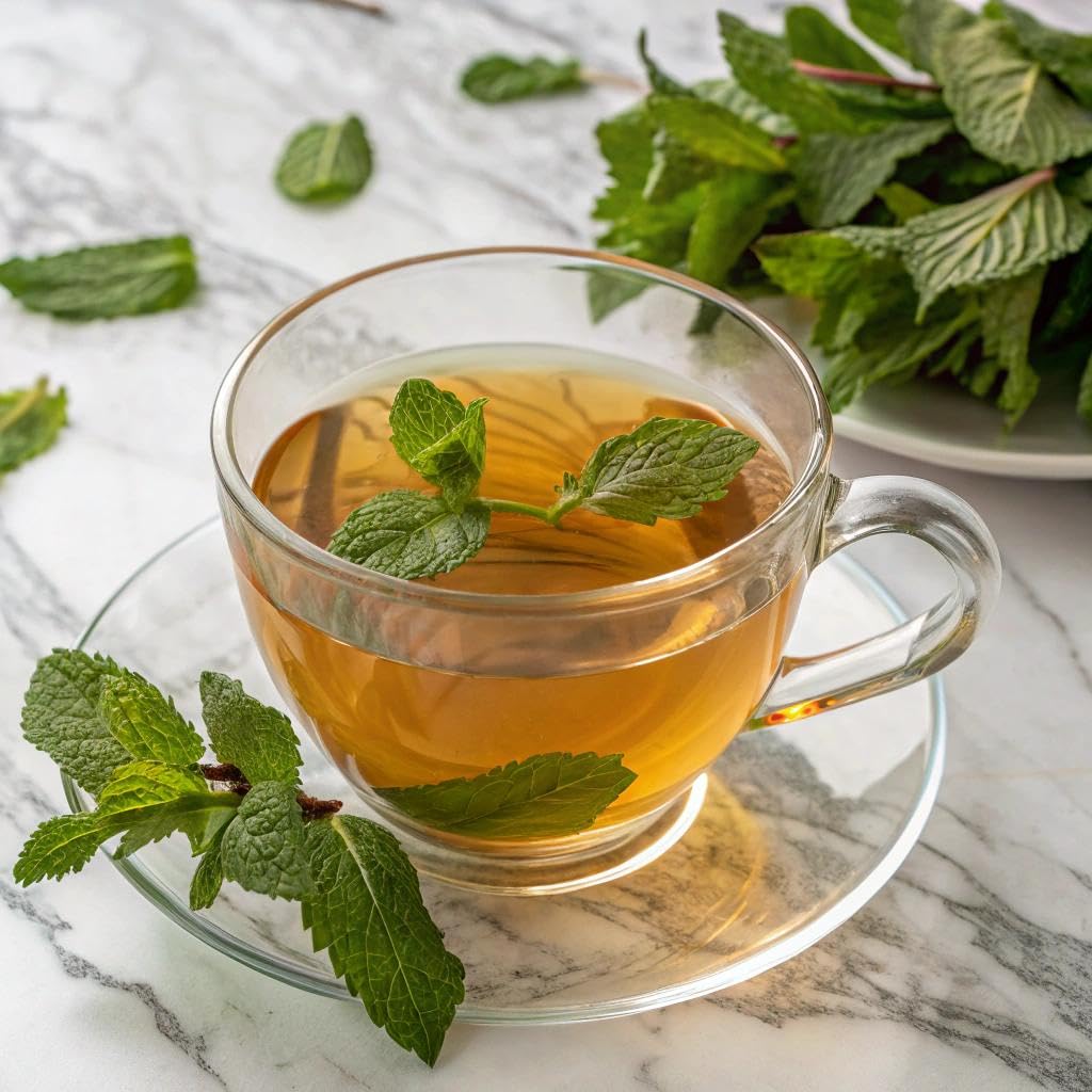 Organic Spearmint Leaf Tea Bags | 20 Count Tea Bags | Eco-Conscious Tea Bags in Foil Lined Kraft Pouch | Raw from USA | by FGO