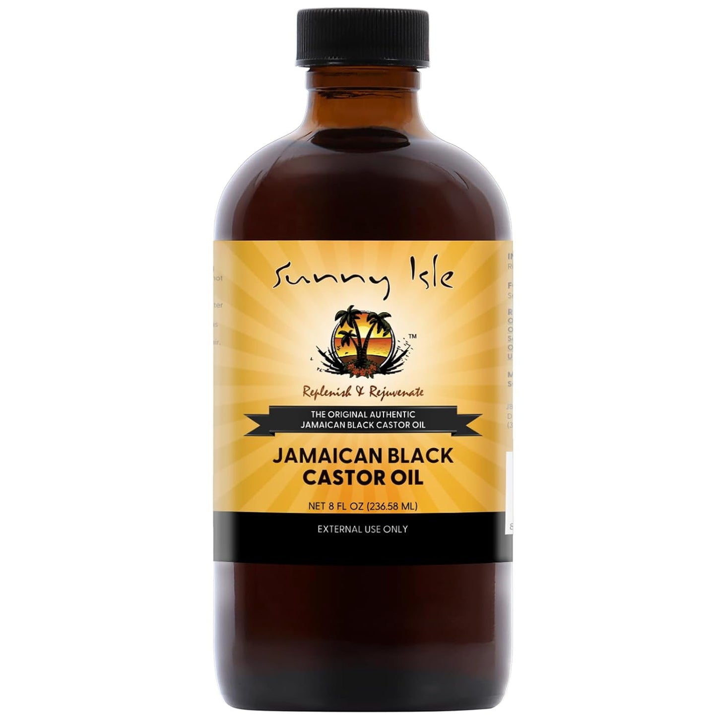 Sunny Isle Jamaican Black Castor Oil 4oz | 100% Natural for Hair, Scalp and Skin Care