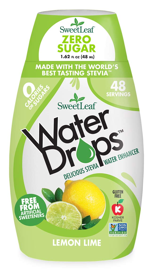 SweetLeaf Stevia Water Drops - Water Enhancer Variety Pack, Sugar Free Stevia Water Flavoring Drops, Lemon Lime, Raspberry Lemonade, and 4 More Refreshing Flavors, 1.62 Oz Ea (Pack of 6)