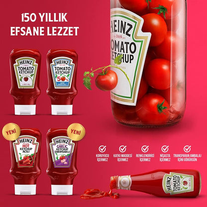 Heinz Tomato Ketchup 50% Less Sugar & Salt 800ml