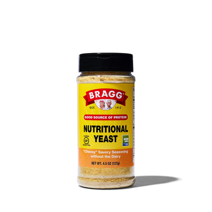 Bragg Premium Nutritional Yeast Seasoning - Vegan, Gluten Free – Good Source of Protein & Vitamins – Nutritious Savory Parmesan Cheese Substitute (Original, 12 Ounce (Pack of 1))