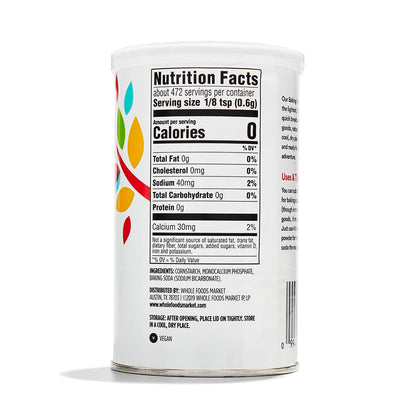 365 by Whole Foods Market, Baking Powder Aluminum Free, 10 Ounce