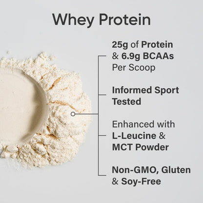 Sports Research Whey Protein Isolate - Sports Nutrition Protein Powder 25g per Serving - 5lb Bag Whey Protein - Vanilla Flavor - Bulk Protein Powder, 56 Servings