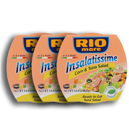 Rio Mare Insalatissima Couscous & Tuna Salad Can (Pack Of 3), 16.8 Ounce Total