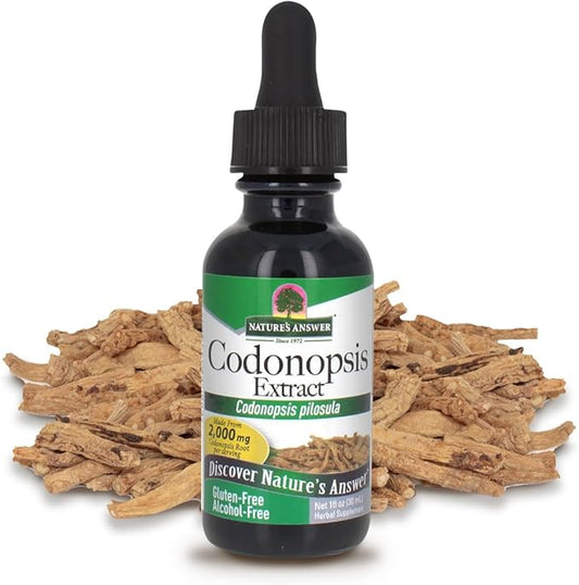 Nature's Answer Alcohol-Free Codonopsis Root, 1-Fluid Ounce