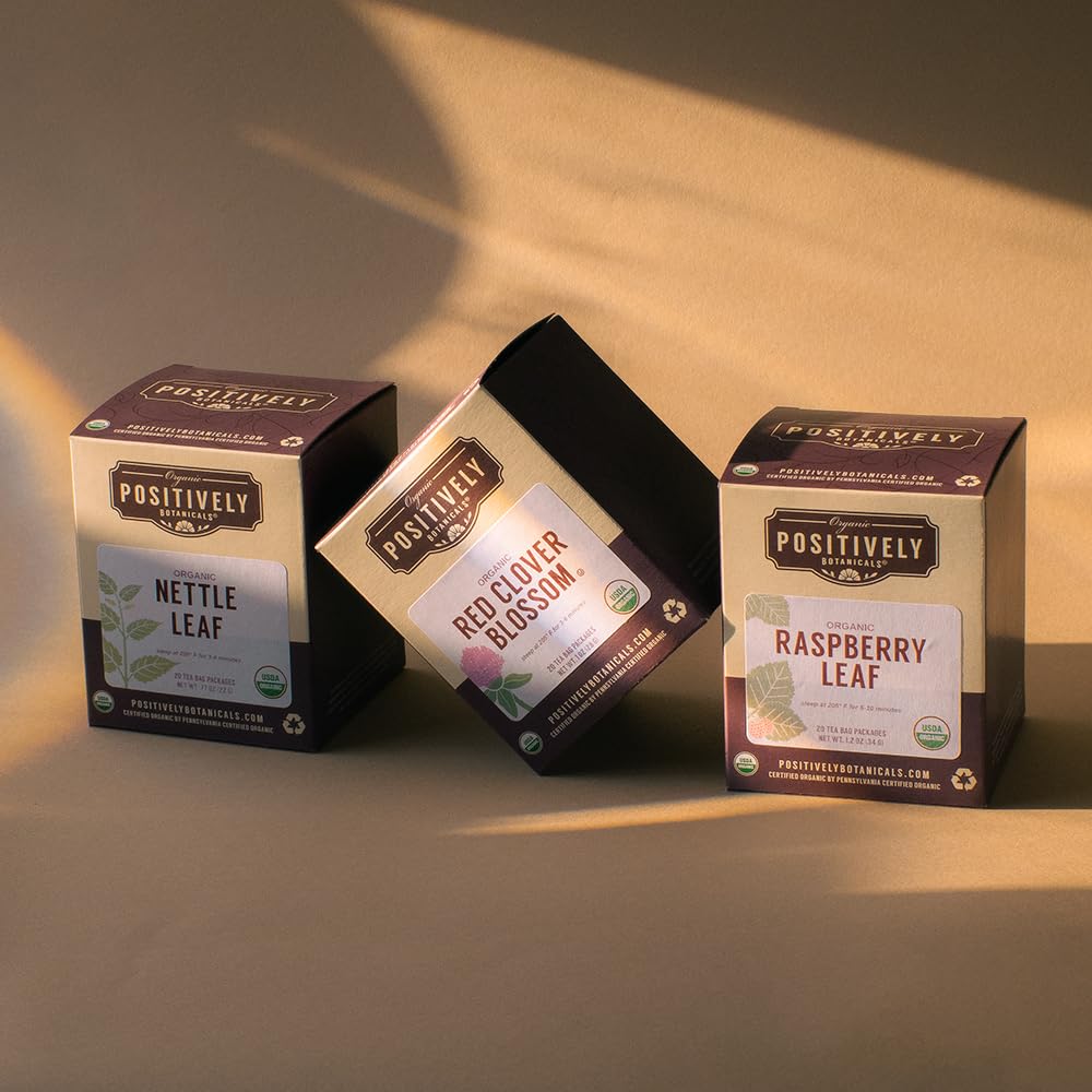 Organic Positively Botanicals Company, Anise Seed Herbal Tea Bags, 20 Count