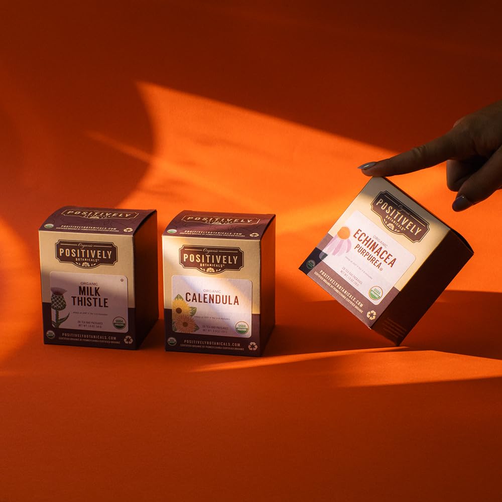 Organic Positively Botanicals Company, Anise Seed Herbal Tea Bags, 20 Count