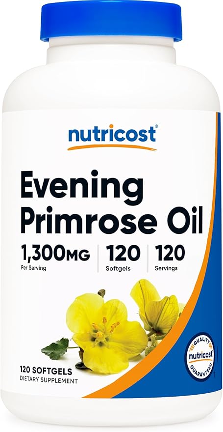 Nutricost Evening Primrose - Non-Gmo, Gluten Free 1 Bottle