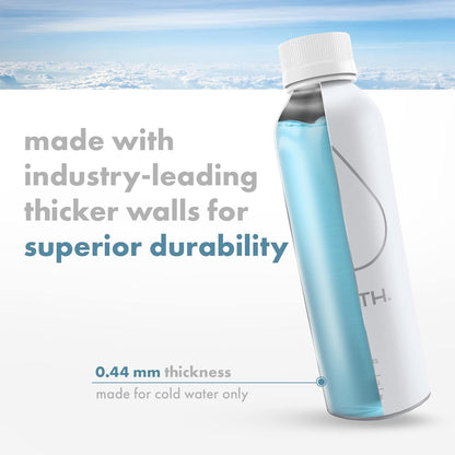 Path Still Bottled Water - Ultra-Purified, pH-Balanced Purified Water in Aluminum Bottle - BPA-Free, Reusable, Infinitely Recyclable - Crisp, Refreshing Taste 25 fl oz (Pack of )