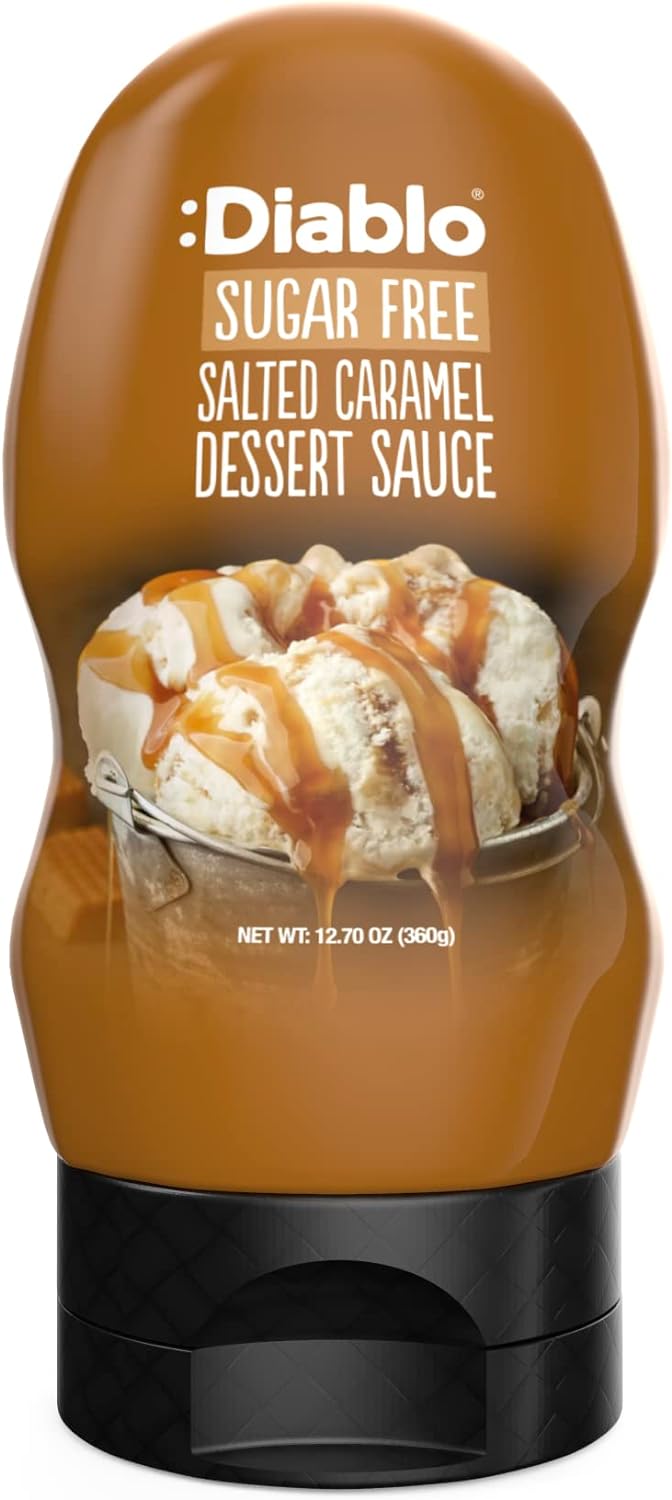 Diablo Dessert Sauce | No Added Sugar | Gluten Free | Diabetic Friendly | Hamper Available - Perfect for Gifting | 355g