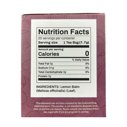 Organic Positively Botanicals Company, Anise Seed Herbal Tea Bags, 20 Count