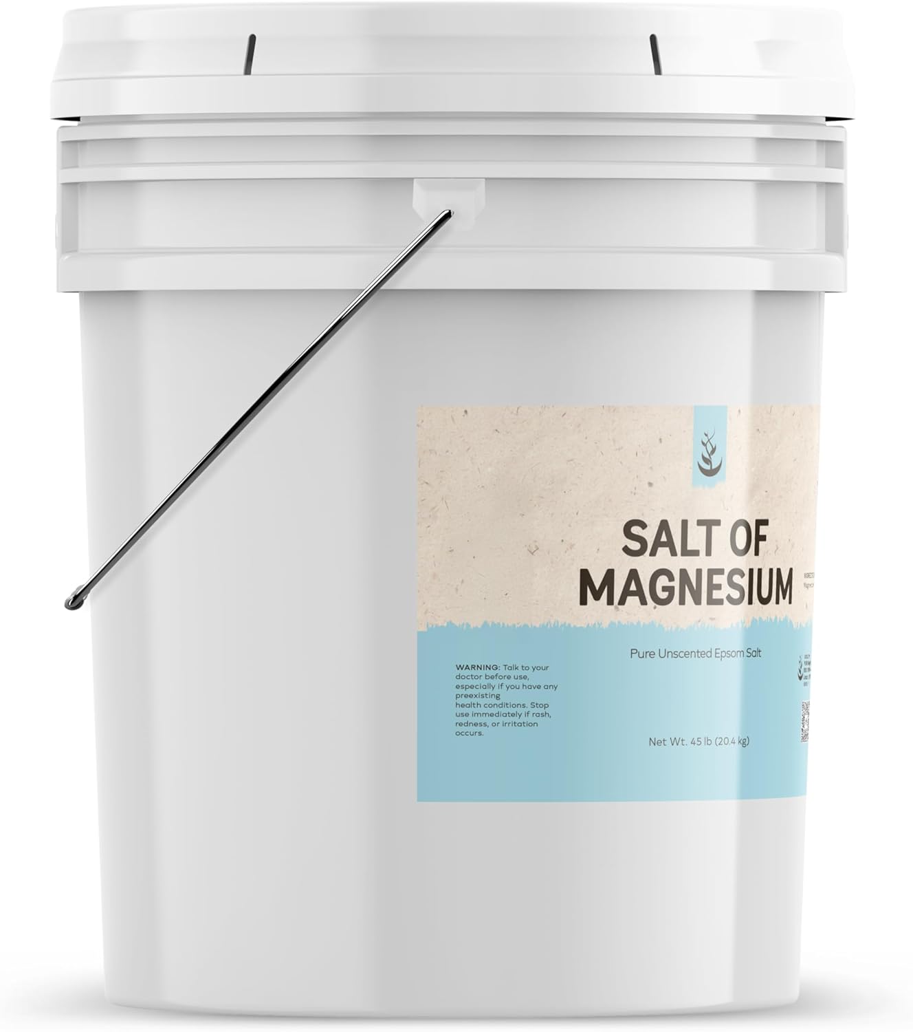 Pure Original Ingredients Epsom Salt Pure Magnesium Sulfate, Food Grade, Soaking Solution (1 Pound)